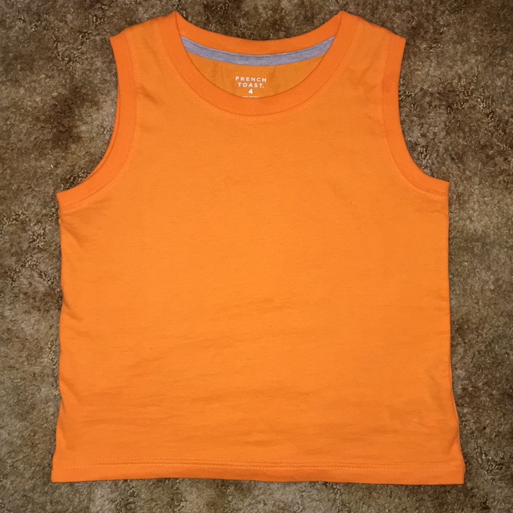 Kids Orange Tank Top